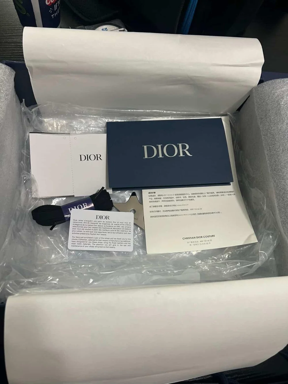 Dior Black Low-Top Logo Canvas Sneakers Size 9.5 (43) - Picture 5 of 5